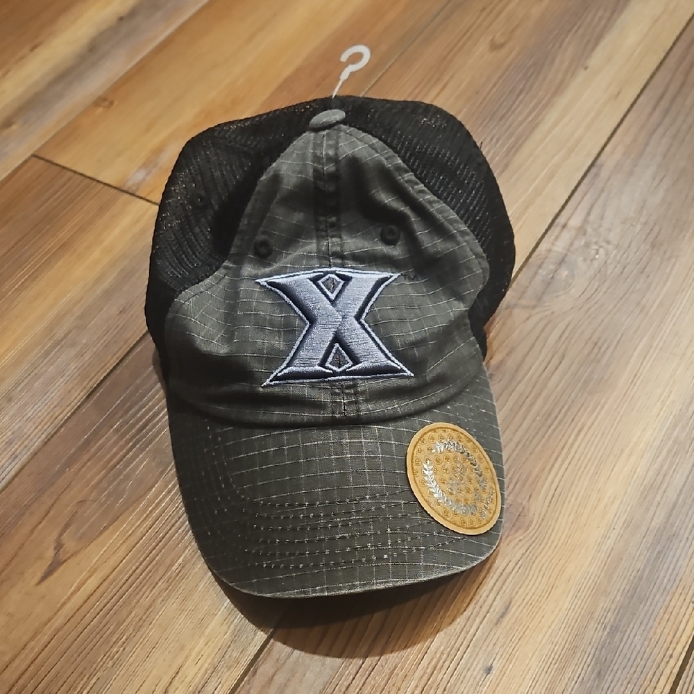 Xavier blue, Black and Gray Cap with X Logo